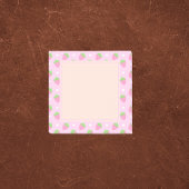 Classic Roos roze aardbeien Post-it® Notes