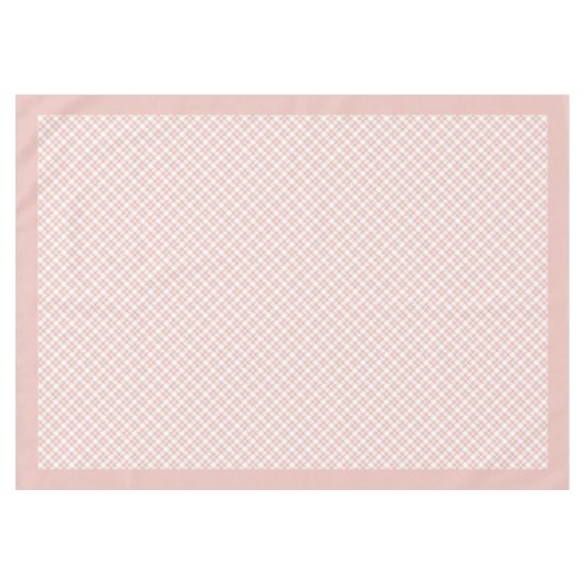 Classic Rose Gold Check nappe pour les maisons (Devant (Horizontal))