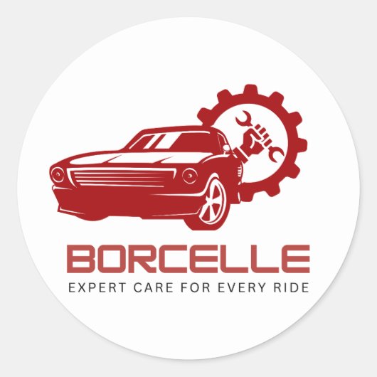 Classic Round Stickers (Voorkant)