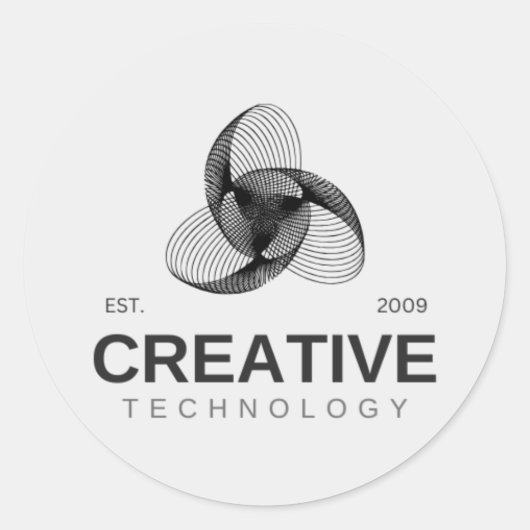 Classic Round Stickers  (Devant)