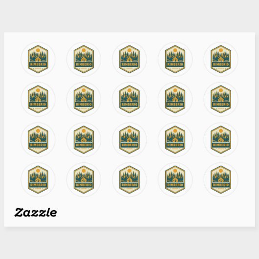 Classic Round Stickers  (Feuille)