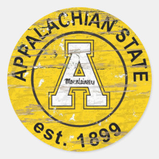 Classic Round Stickers – Appalachian State Univers