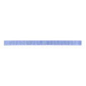 Classic Royal Blue Gingham Art Design Patroon Lint (Voorkant)