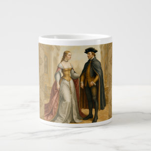 , Classic, Royal Couple, Luxe en Elegantie Extra Grote Beker