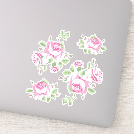Classic Roze Rose Sticker (Detail)