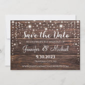 Classic Rustic Enregistrer la carte Date - String (Devant)