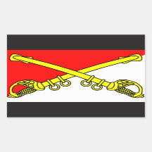 Classic Sabres Rechthoekige Stickers