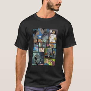 Classic Saga Afbeelding Comics Panel Design Classi T-shirt