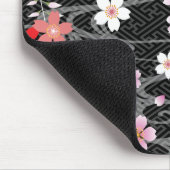 Classic Sakura Kimono Pattern Mousepad Muismat (Hoek)
