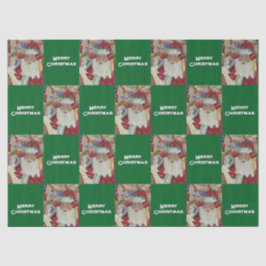 Classic Santa - Controleer het twee keer Holiday G Tissuepapier