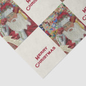 Classic Santa - Controleer het twee keer Holiday W Tissuepapier (Detail)