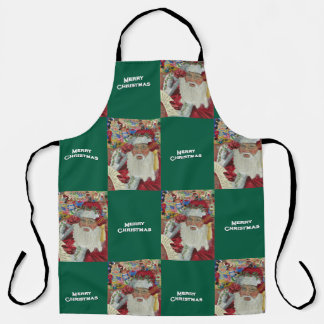 Classic Santa Green Checking It Twice Holiday Schort