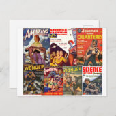 Classic science fiction mix carte postale (Devant / Derrière)
