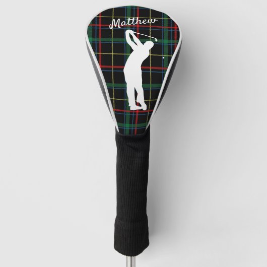 Classic Scottish Tartan Golf Head Hoesje Golfheadcover (Voorkant)