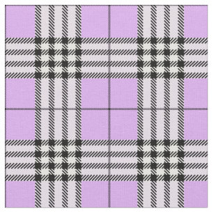 Classic Scottish Tartan Pattern Paars Stof