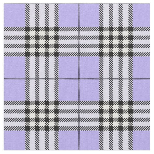 Classic Scottish Tartan Pattern Violet Stof (Close Up)