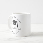 Classic Script Afstuderen Coffee Mok (Voorkant links)