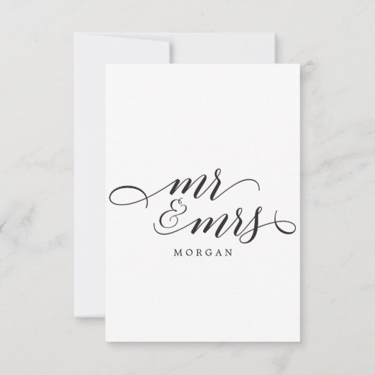 Classic Script en lieu et place des faveurs Carte  (Dos)