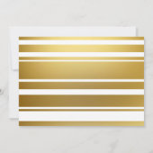 Classic Script Merry kerstGold 3-foto's Feestdagenkaart (Achterkant)