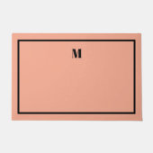 Classic Serif Initialen Welcome Mat (Voorkant)