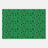 Classic Shamrock Pattern St. Patrick's Day set van Inpakpapier Vel (Voorkant 3)
