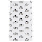 Classic Silver Klasse van 2025 Afstuderen Klein Cadeauzakje (Achterkant)