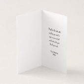 Classic Simple Budget Logo Modèle Merci Cartes (Inside)