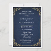Classic! Simplistic Rehearsal Dinner invitation (Devant)