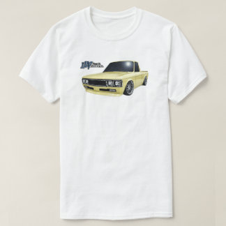 Classic Slammed Luv Truck in Yellow T-shirt