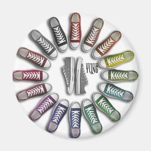 Classic Sneakers Circle Magneet