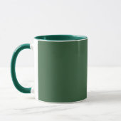 Classic Solid Hunter Green Mug for Everyday Use (Gauche)