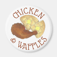 Classic Soul Food Fried Chicken and Waffles Diner