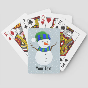 Classic speelkaartjes voor Snowman-ontwerp Pokerkaarten