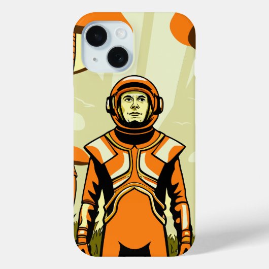 Classic Spider-Man with Dynamic Cosmic Background Case-Mate iPhone Case (Achterkant)
