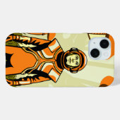 Classic Spider-Man with Dynamic Cosmic Background Case-Mate iPhone Case (Achterkant (horizontaal))