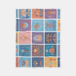 Classic Spider-Man with Dynamic Cosmic Background Fleece Deken