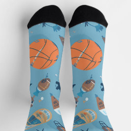 Classic Spider-Man with Dynamic Cosmic Background Sokken