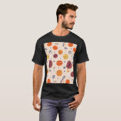 Classic Spider-Man with Dynamic Cosmic Background T-shirt (Voorkant volledig)