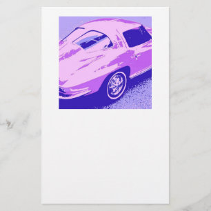 Classic Split Window Corvette Briefpapier