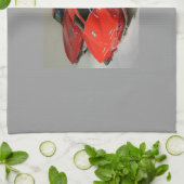 Classic Split Window Red Corvette Theedoek (Gevouwen)