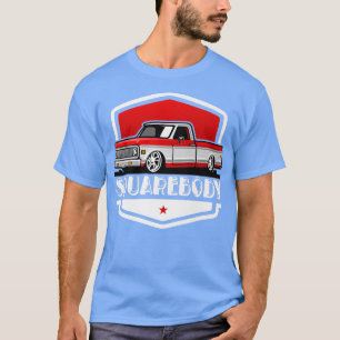 Classic Squarebody Pickup Truck Lowered Automobile T-shirt