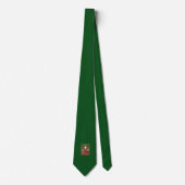 Classic St. Nicholas Green Stropdas (Voorkant)