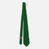 Classic St. Nicholas Green Stropdas (Achterkant)