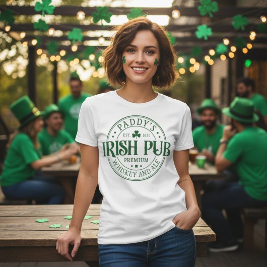 Classic St Patrick's Day Paddy's Irish Pub T-shirt
