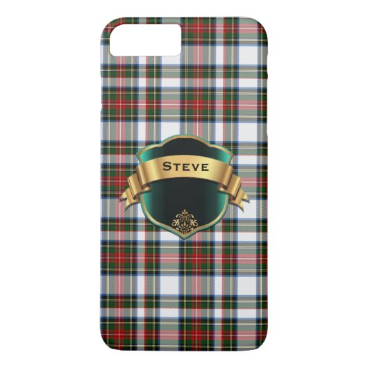 Classic Stewart Robe Plaid iPhone 7 Plus Coque (Dos)