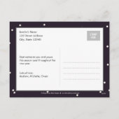 Classic Stippen Kerstkaart Briefkaart (Achterkant)