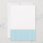 Classic Stork Baby boy Shower Invitation (Dos)