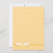 Classic Stork Baby girl Shower Invitation (Dos)