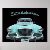 Classic Studebaker Silver Hawk 1959 Auto Poster (Voorkant)
