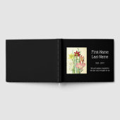 Classic Style Floral Funeral Souvenir Livre d'or (Complet)